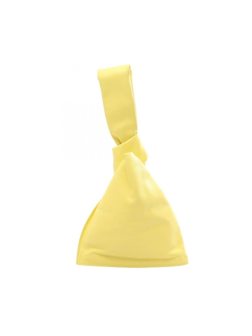 Bottega Veneta Clutch Mini the Twist Yellow Leather